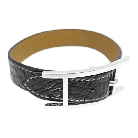 hermes alligator bracelet|Hermès Bracelets for Women .